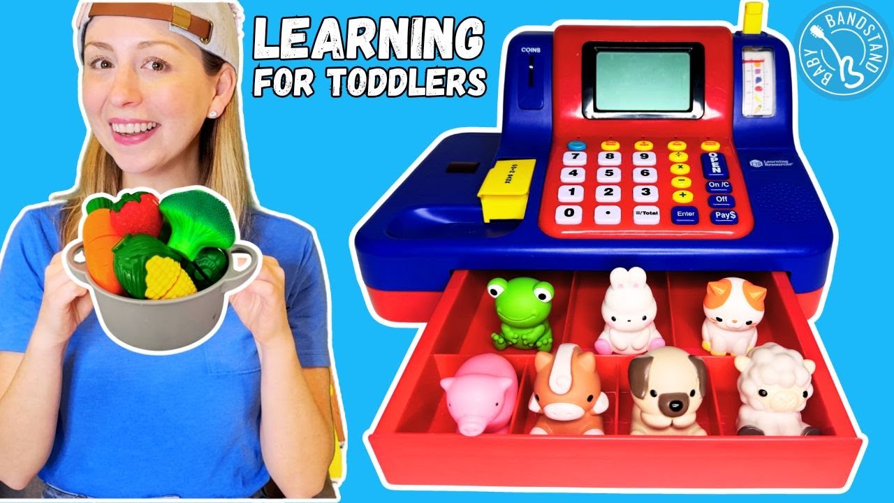 Learn to Talk for Toddlers- First Words, Animals & Food- Learn with Ms. Alyssa! Baby Learning Video