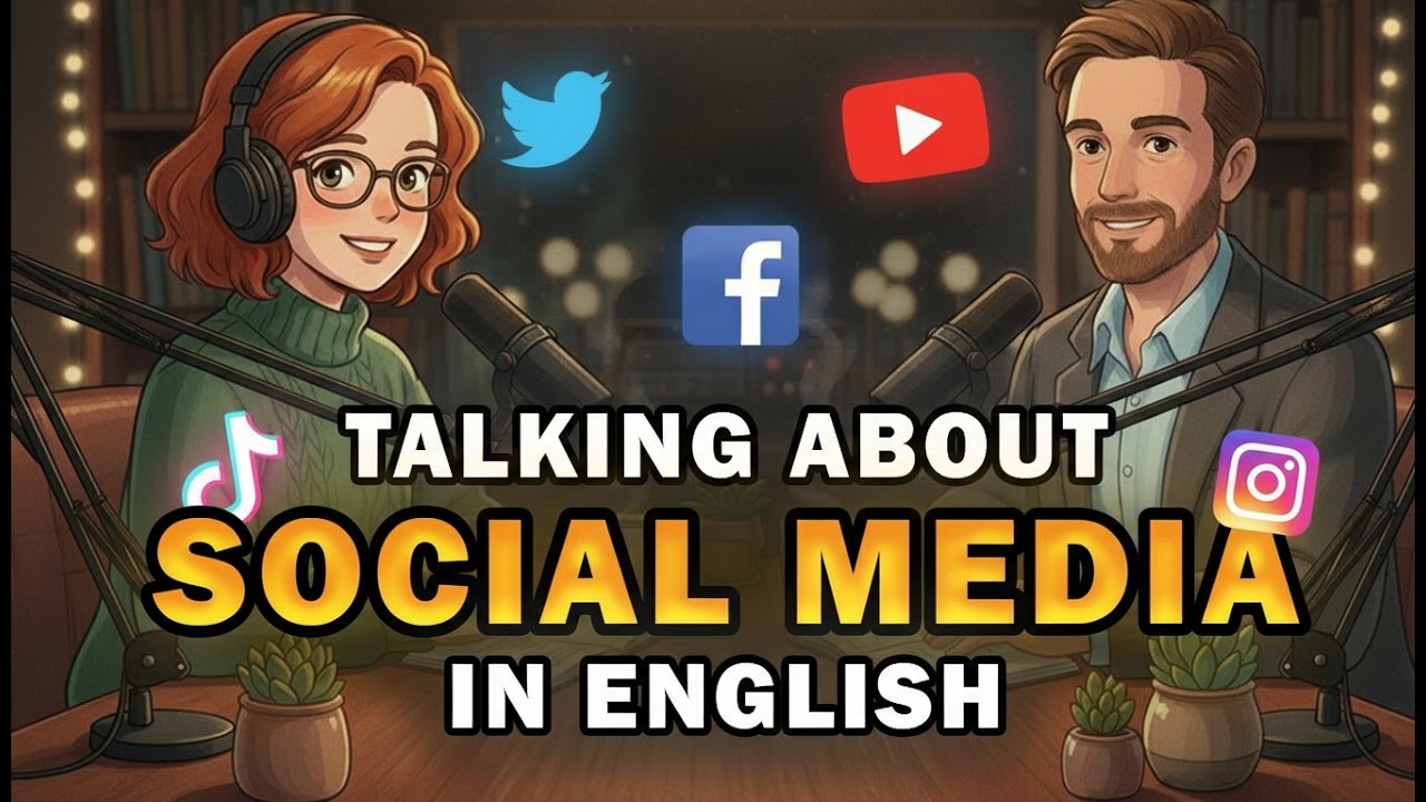 Daily English Conversation: Talking about SOCIAL MEDIA in English