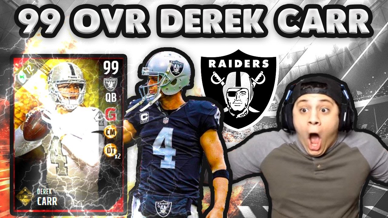 THE WORST ULTIMATE TICKET IN THE GAME! (99 DEREK CARR GAMEPLAY) - MADDEN 17 ULTIMATE TEAM