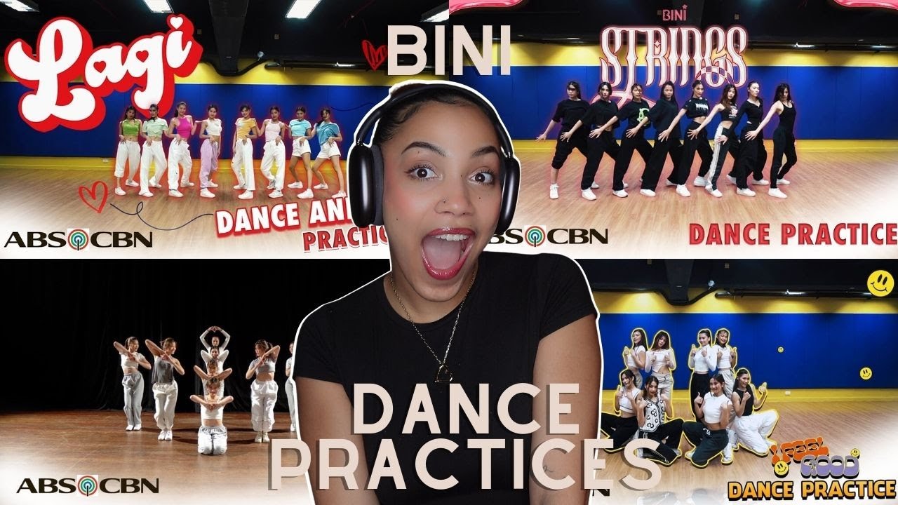 WATCHING MORE BINI DANCE PRACTICES | I Feel Good,  Lagi, Strings & Golden Arrow