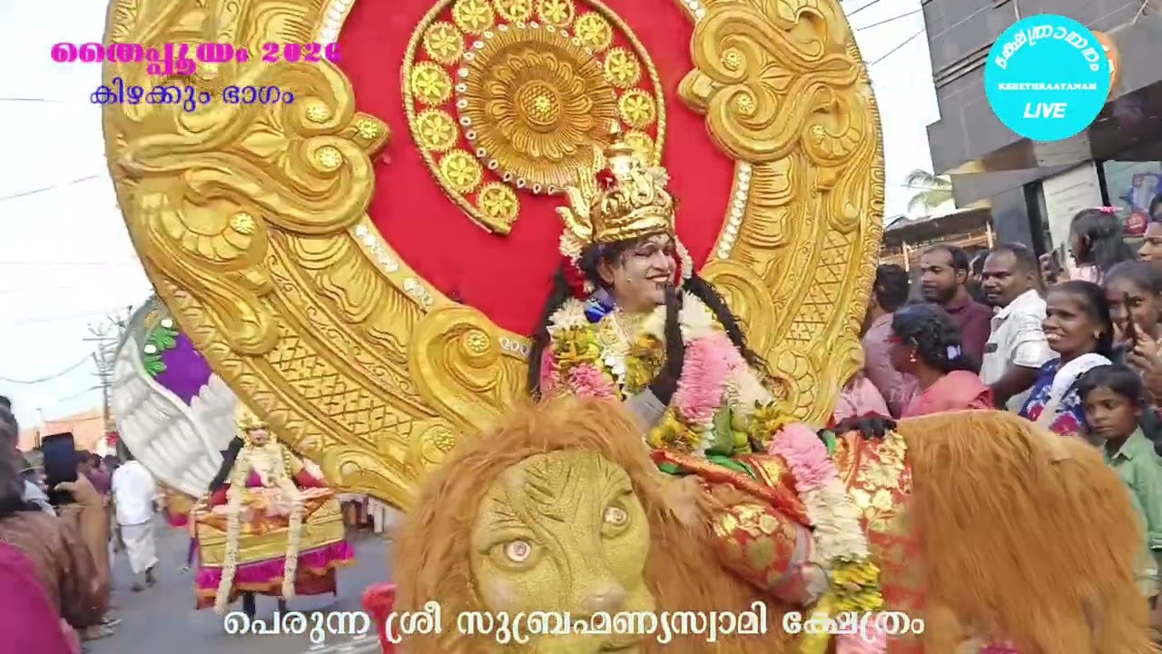 പെരുന്ന ശ്രീ സുബ്രഹ്മണ്യസ്വാമി ക്ഷേത്രം ✨ തൈപൂയം 2026✨ കാവടിയാട്ടം പെരുന്ന കിഴക്കുംഭാഗം ✨