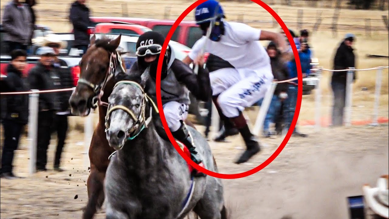 Caida De Jinete En Caballo De Carreras😱 | Accidentes En Caballos