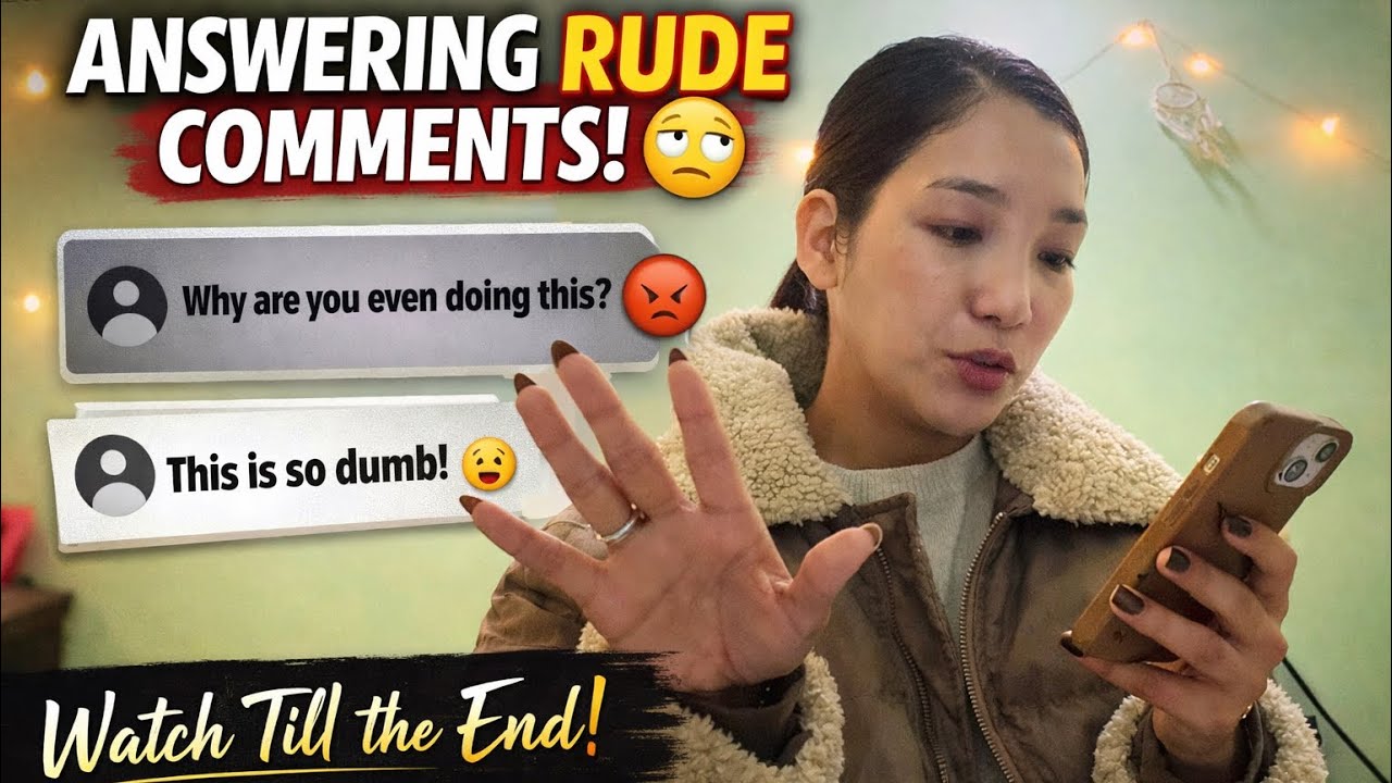 Answering comments on rainy day 🌧️ 