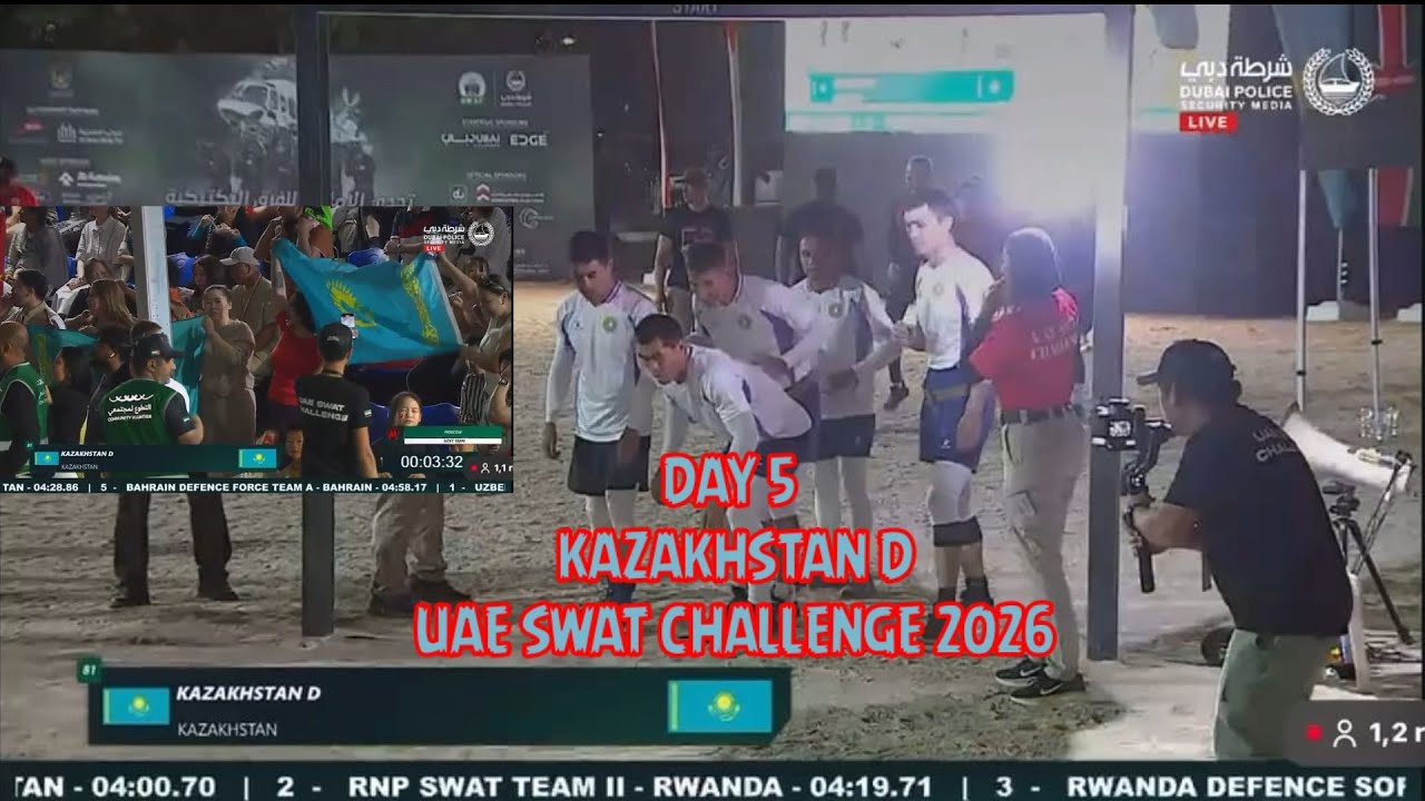 Day 5 KAZAKHSTAN D UAE SWAT CHALLENGE 2026‼️‼️#uaeswatchallenge2026#swatchallenge 