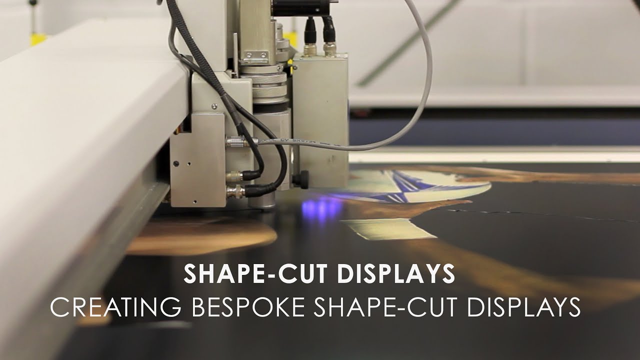 Creating A Free-standing Shape-cut Display