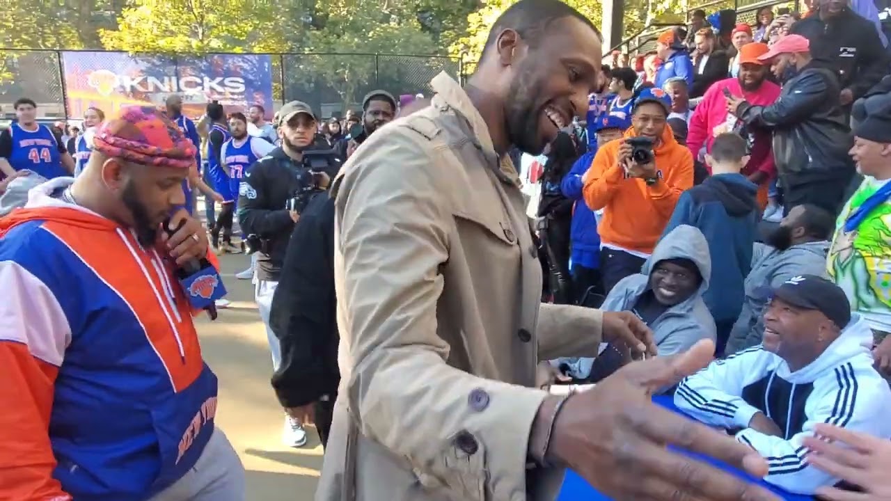LEON makes his 1st return to RUCKER PARK as ABOVE THE RIM- TOMMY SHEPPARD. Dave Huie-Viok Marketing