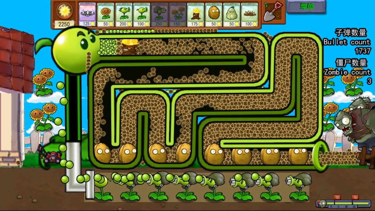 Strongest Fusion Plant. 423 Plants Vs. Zombies PvZ Plus pvz funny moments