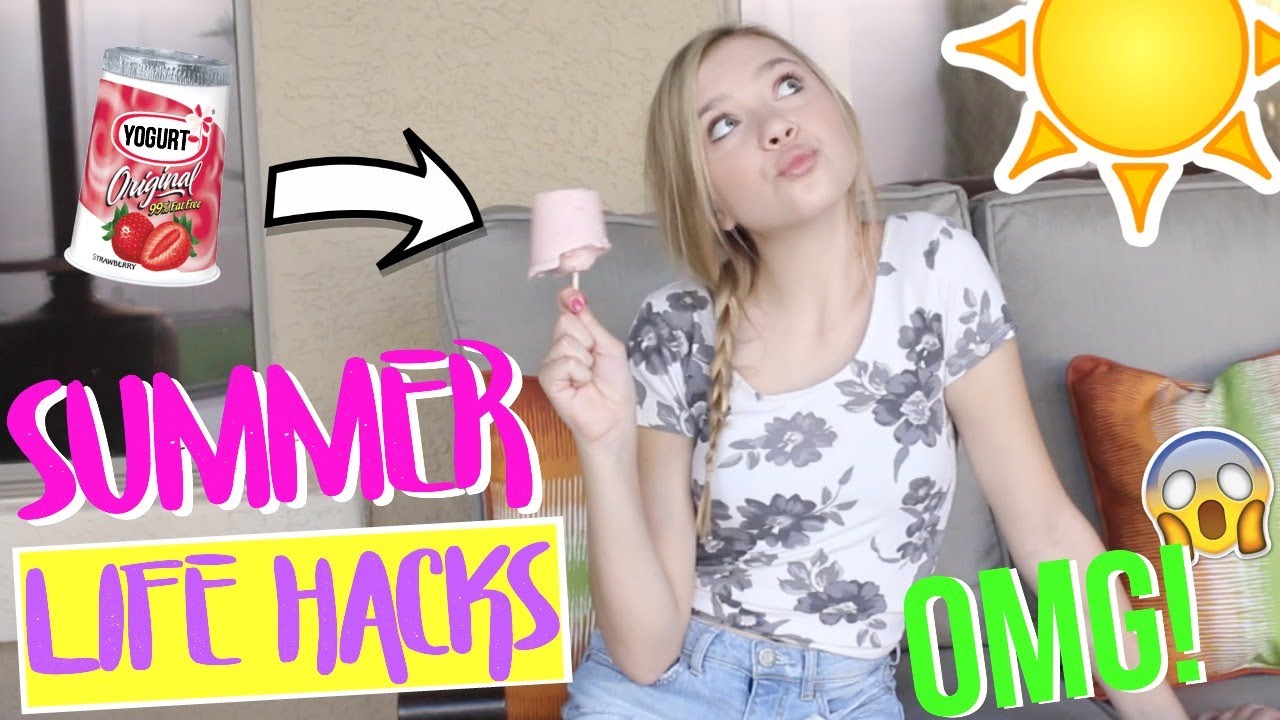 Summer Life Hacks EVERYONE Needs to Know! | Sasha Morga