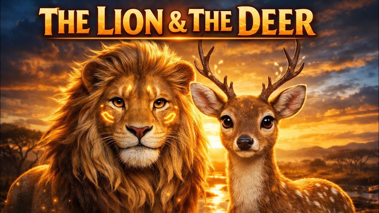 The Lion Who Chose Mercy | Moral Story for Kids. #MiniMagicTalesHub #AnimationStories #FairyTale 