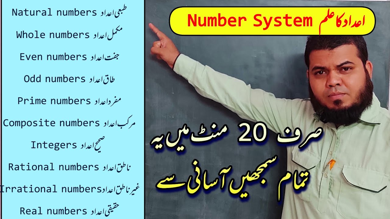 Number System | اعداد کا علم | Adaad ka ilm in urdu