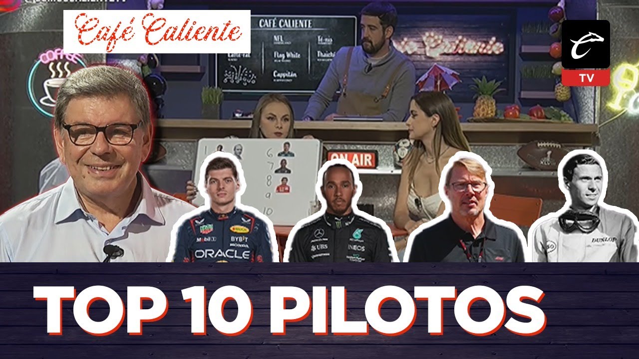 LA VOZ de la F1 y su TOP TEN de PILOTOS | Café Caliente