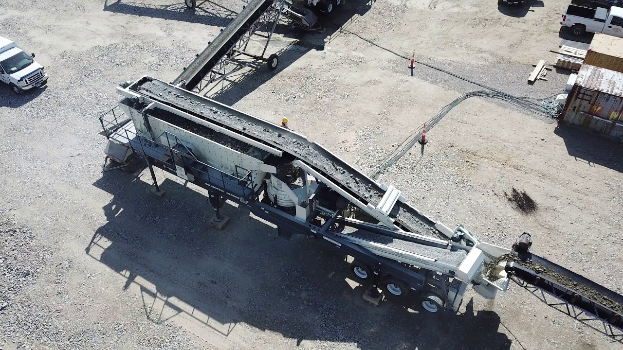 Powerscreen Premiertrak 400 Telestack TC424x Cedarapids CRC1150S and CRS620H