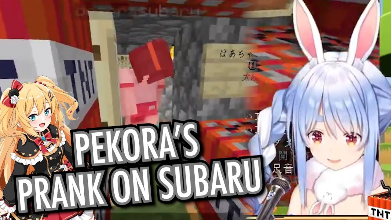 Pekora takes out her childhood trauma on Subaru with Haachama (who Pekora betrays)