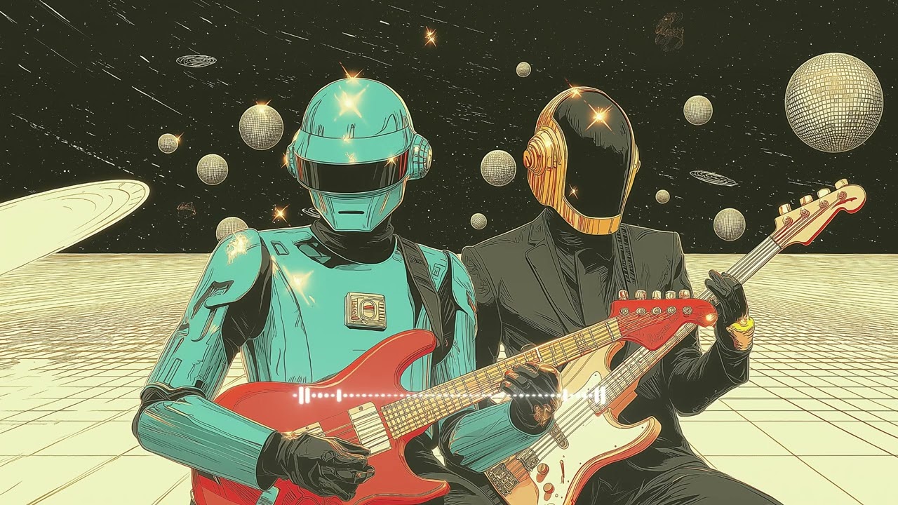 Daft Punk Cosmic Filter Funk🪩🤖 | Chill Disco, Electro Funk, Retro Groove Playlist