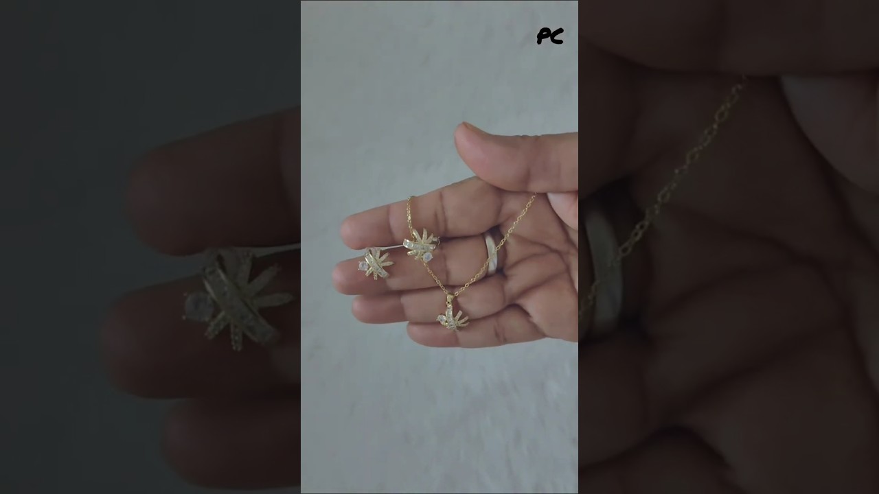 kushal's fashion jewellery#pendant and earrings set#fashion #jewelset #unboxing #designerjeweller