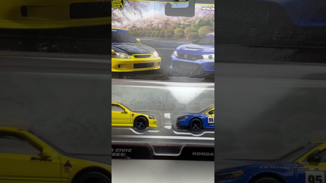 Hot wheels premium &lsquo;99 Honda Civic Type R (EK9) , Honda Civic Type R #hondacivictyper #hotwheels