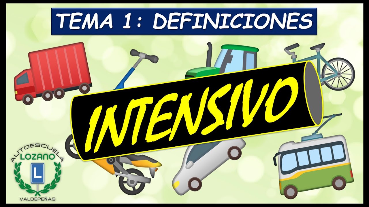 TEMA: 1 DEFINICIONES - INTENSIVO TEÓRICO