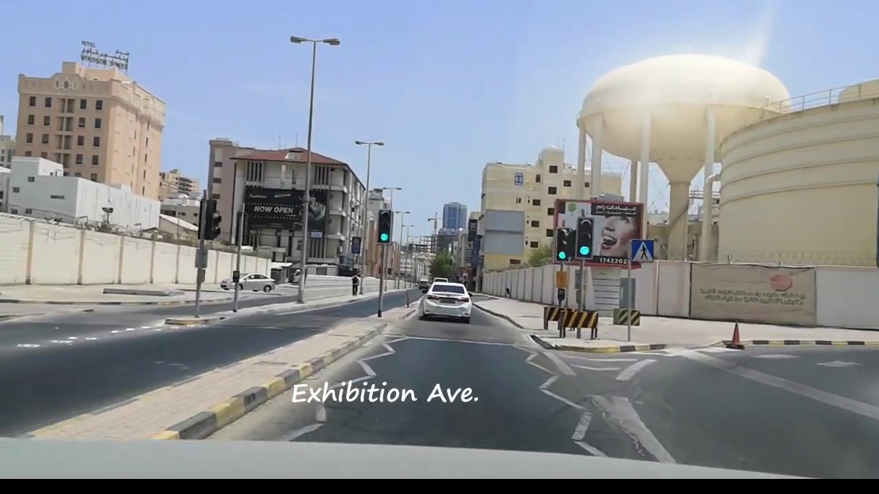 Bahrain Road Trip Bahrain Mall to Hoora Open Parking Area