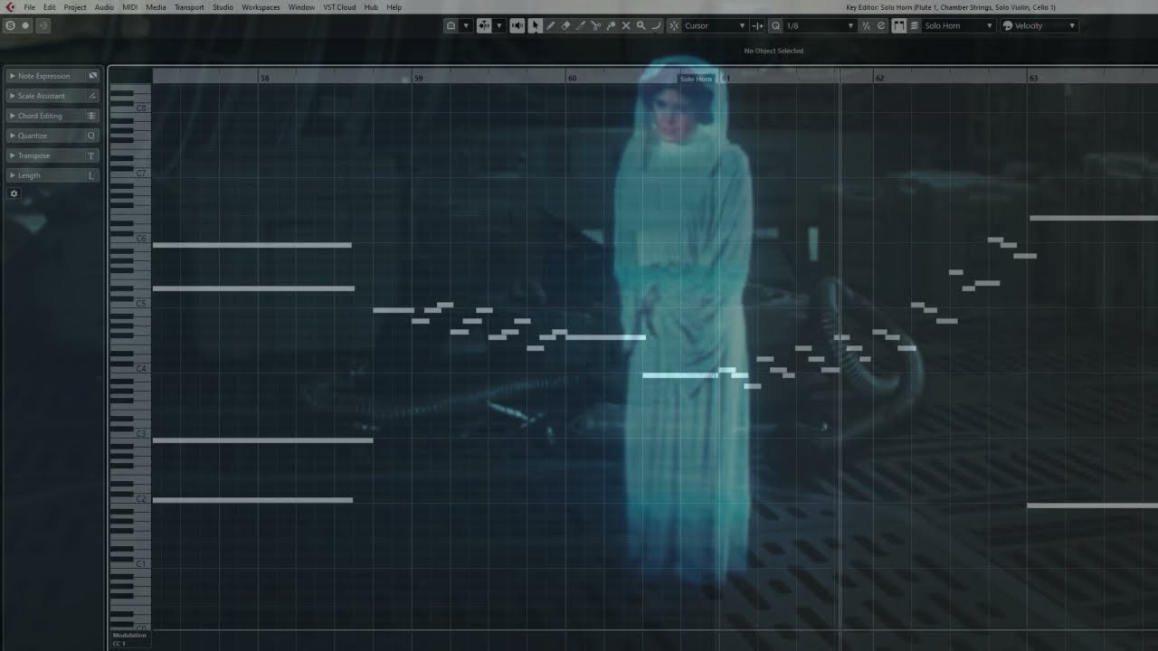Princess Leia's Theme - Virtual Instrument Midi Mockup