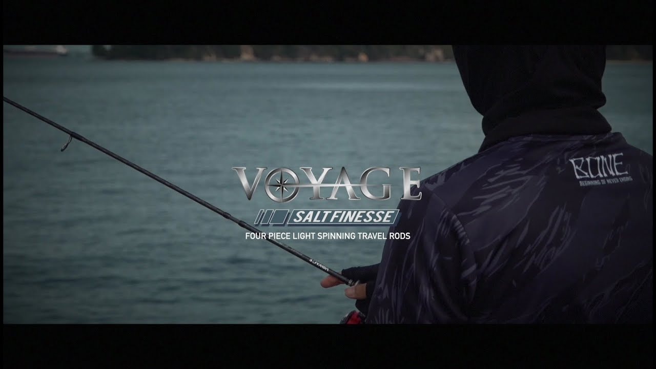 NEW PRODUCT - BONE Voyage Salt Finesse Four Piece Light Spinning Travel Rods