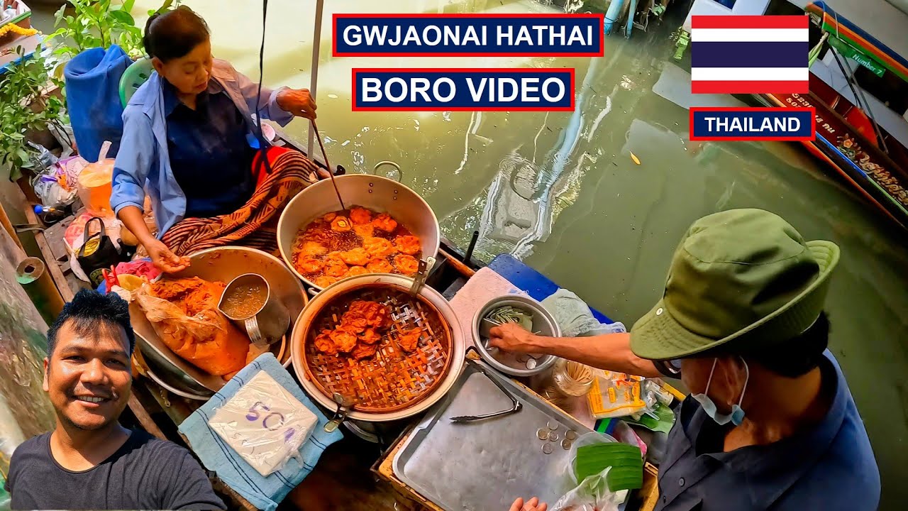 Bangkok Thailand ni Khlong Lat Mayom Floating Market || BORO VIDEO