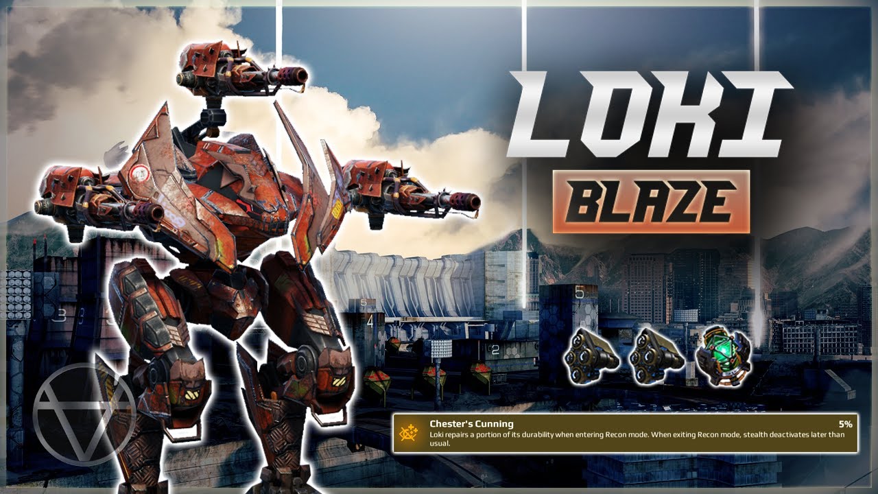 [WR] 🔥 Scavenger Blaze LOKI w/ Rusty Skin – Mk3 Gameplay | War Robots