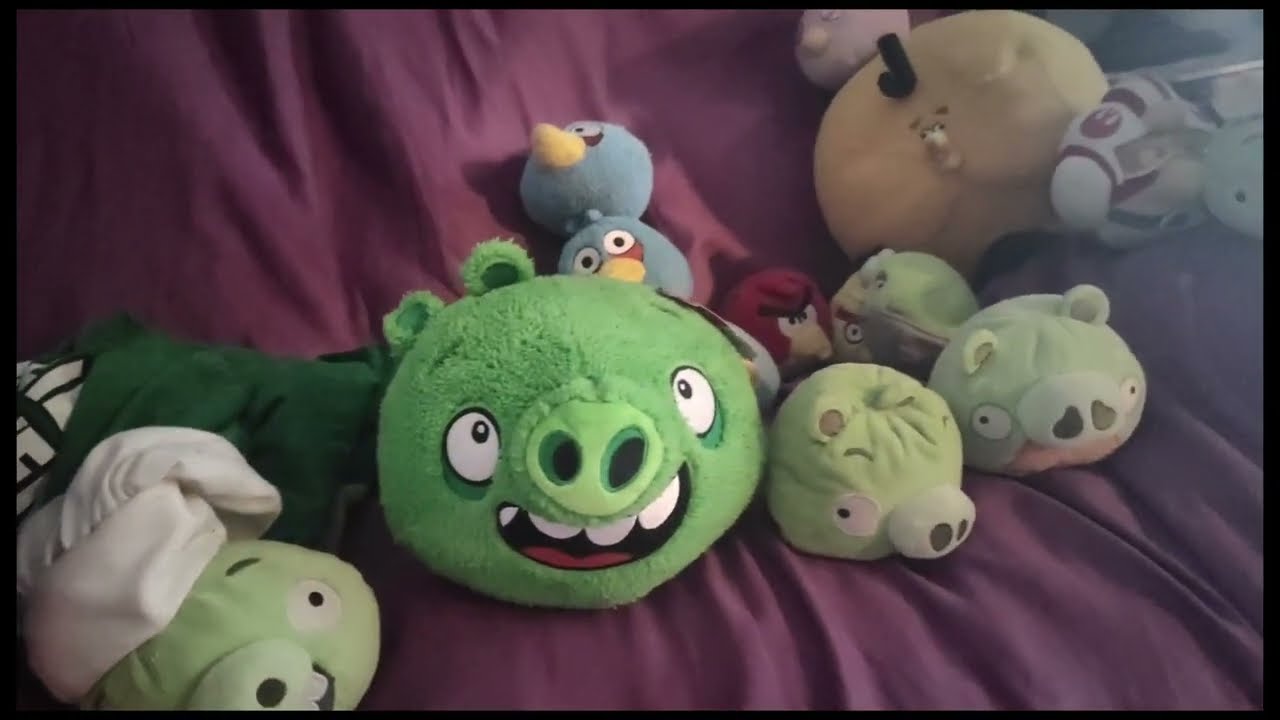 angry birds plush collection + rare prototypes