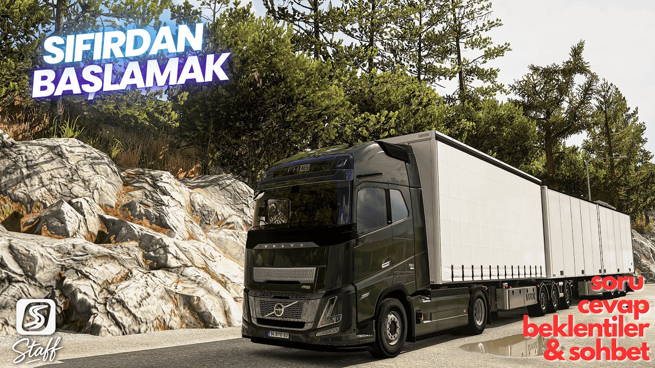 Transport'a çıkıyoruz! | Her şeyi sıraya alalım | Euro Truck Simulator 2 1.55 + T300RS GT