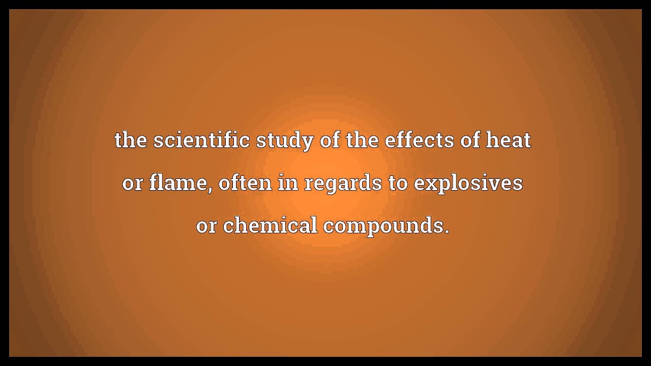 Pyrology Meaning