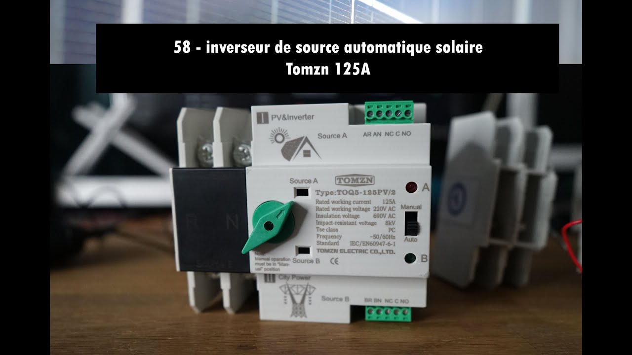 58 - inverseur de source automatique solaire Tomzn 125A