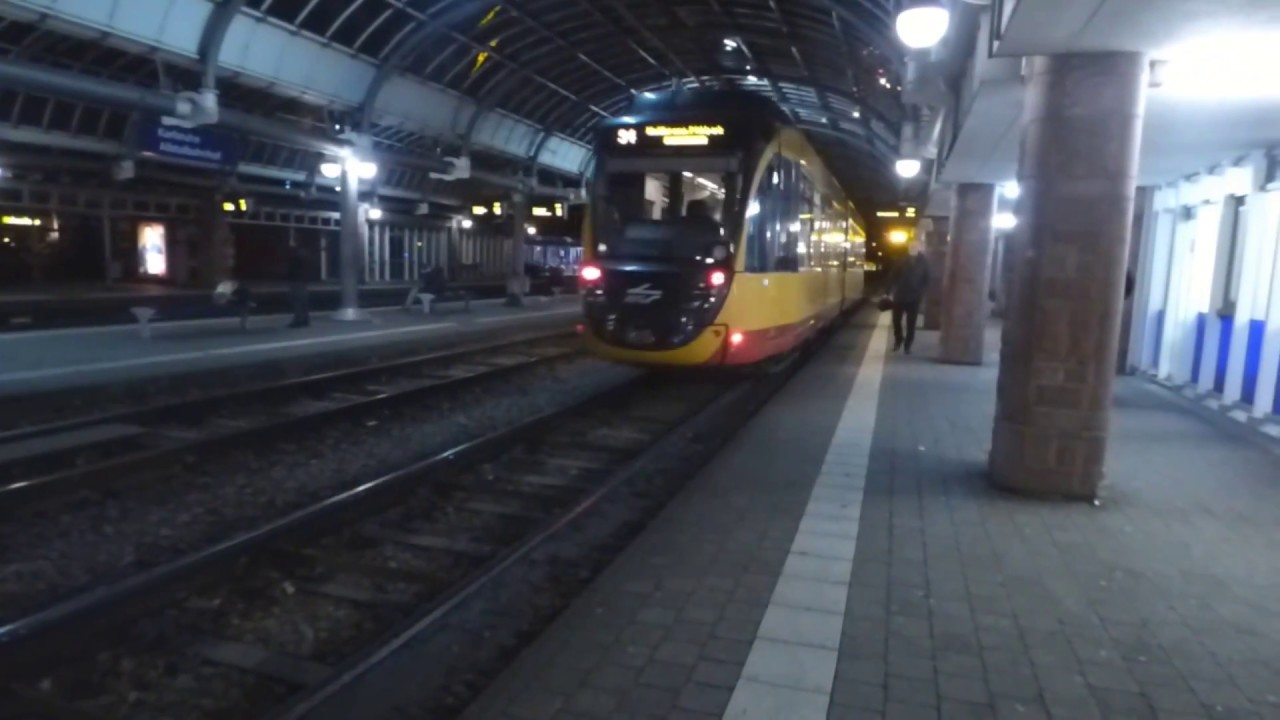 Karlsruhe Tram-Trains at Night