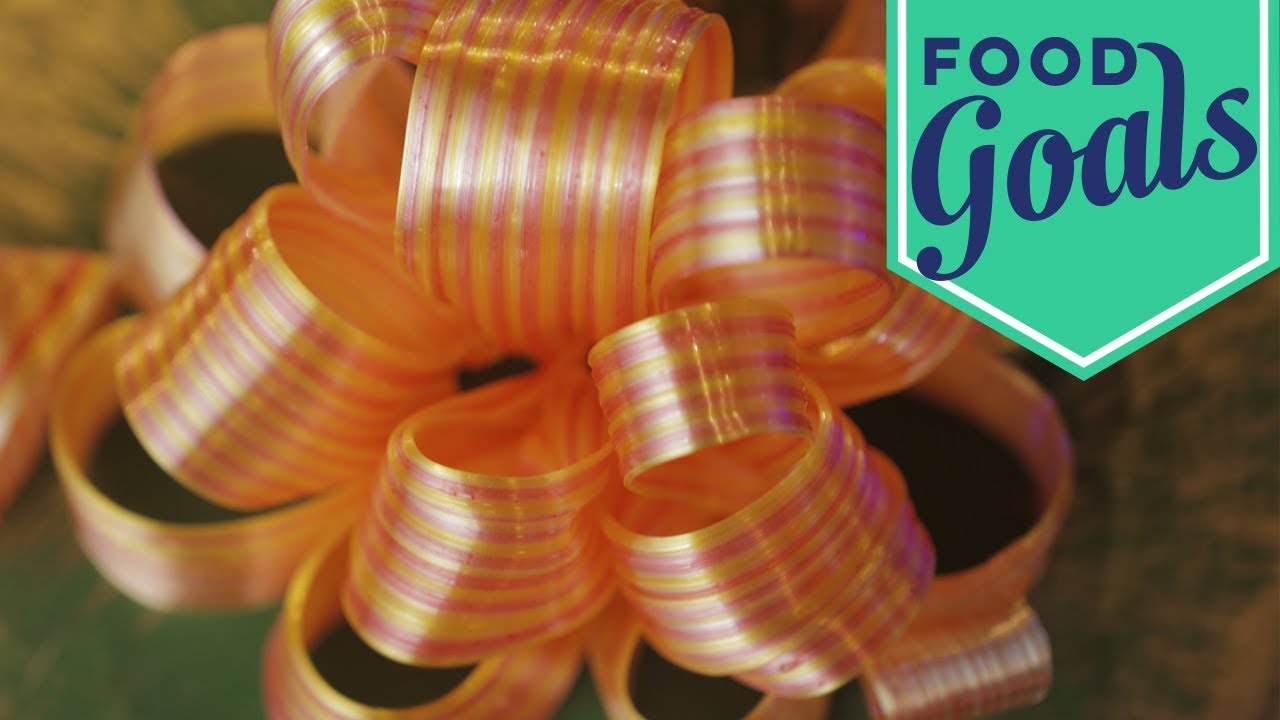 Sugar-Pulled Candy Ribbon Bows | Food Network