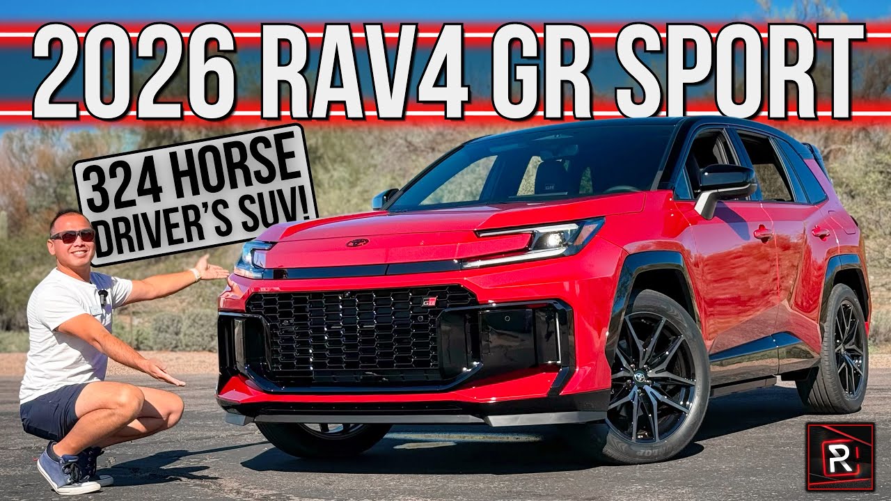 The 2026 Toyota RAV4 GR Sport Is A Surprise Plug-In Performance Hybrid Driver's SUV