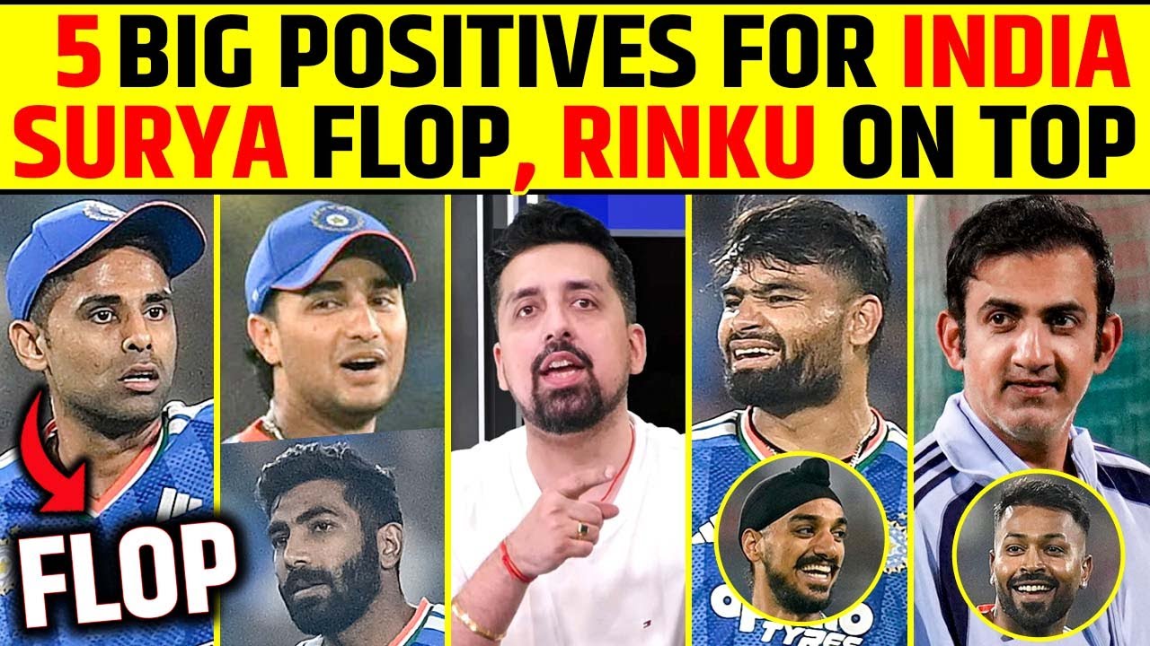 5 POSITIVE SIGNS FOR TEAM INDIA | RINKU THE HERO, SURYA FAILS AGAIN😱 #suryakumaryadav #indvsnz #t20i