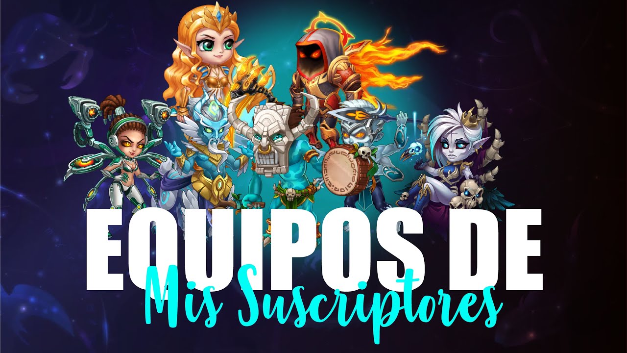 Probando los equipos de mis SUSCRIPTORES Hero Wars TV Español