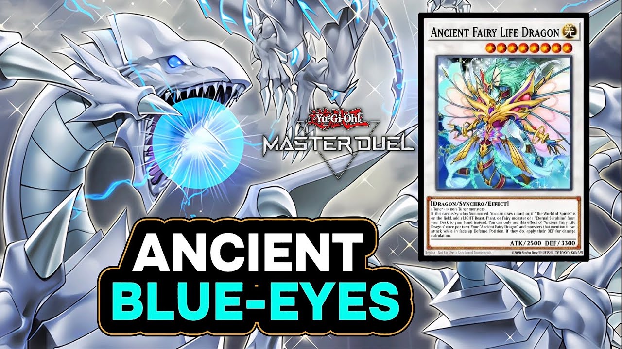 ANCIENT BLUE-EYES is HERE !! The NEW ANCIENT FAIRY DRAGON joins the WHITE DRAGONS [Master Duel]