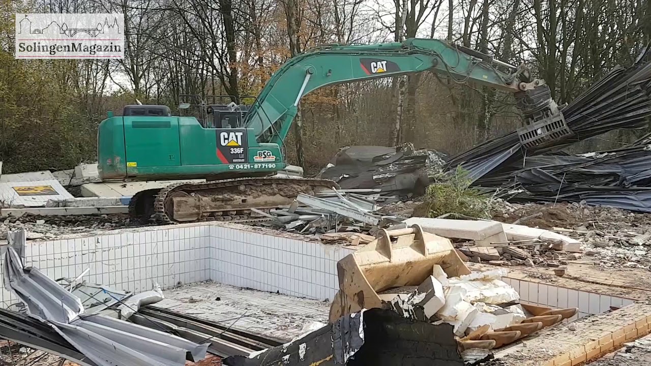 Abriss des Hallenbads Vogelsang | Das SolingenMagazin