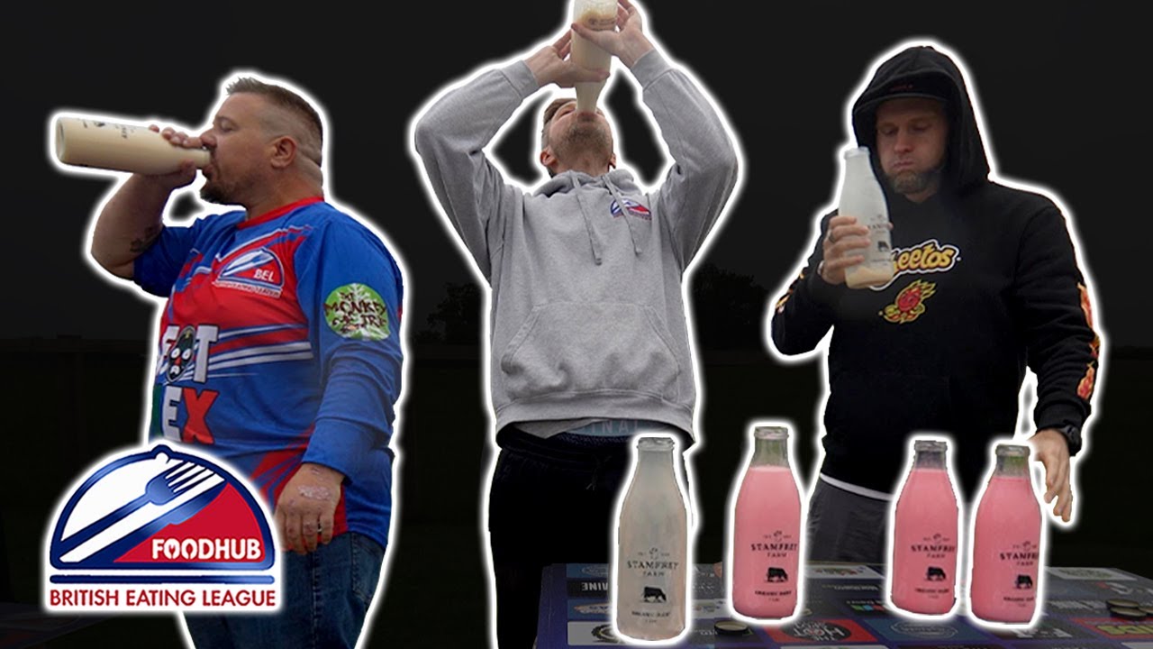 3 LITRE MILK CHUG IN UNDER A MINUTE TO WIN £100 CASH PRIZE!?