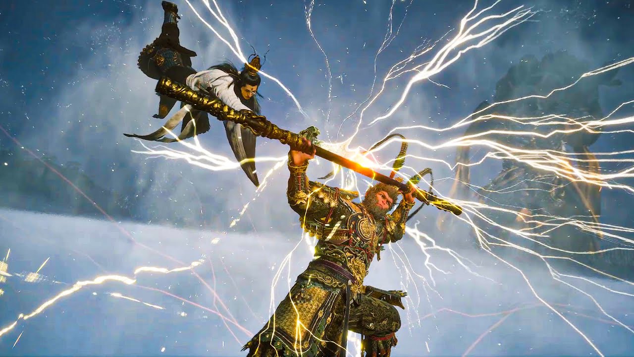 Black Myth Wukong Divinity Warrior Fight