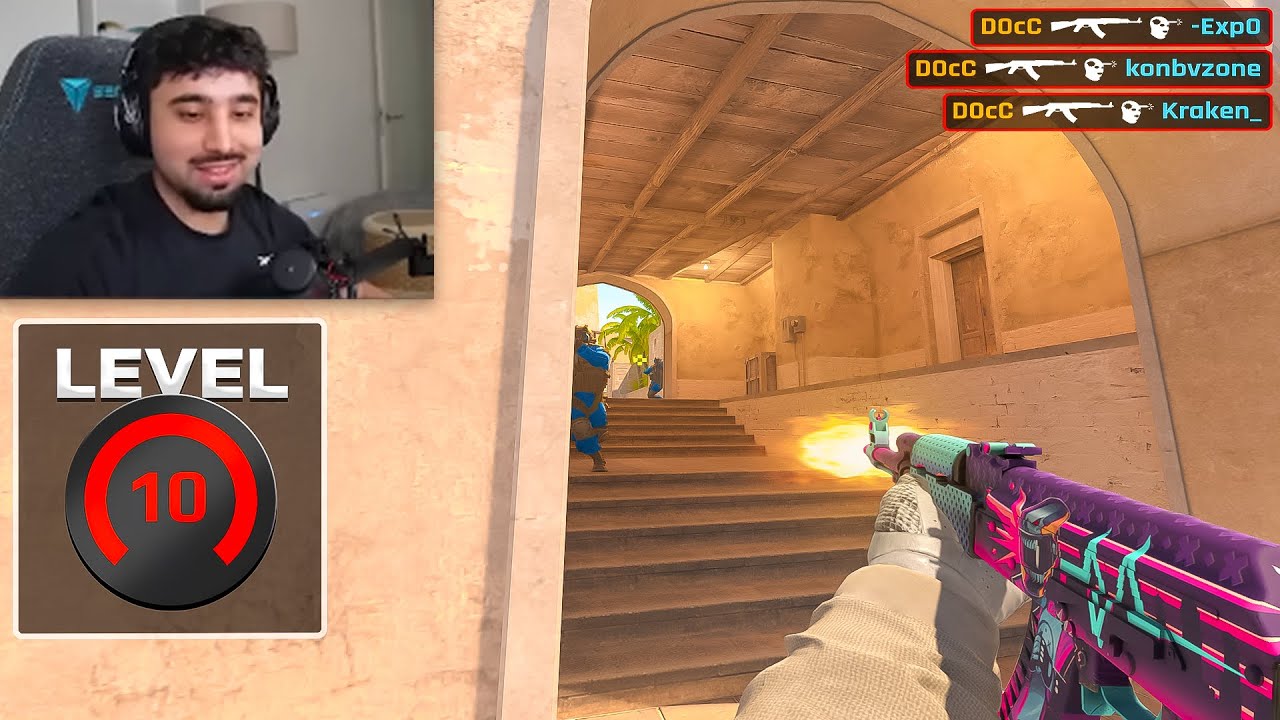 TRYHARDING IN LVL 10 FACEIT AGAIN...
