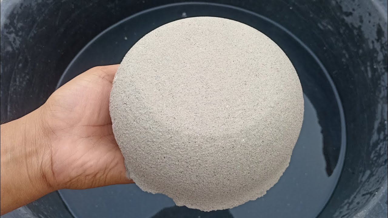 ASMR Very Soft Dusty 😍 Pure Cement Shapes Chunks dipping Crumble on Lots of Water 💦💦💦💦💦💦