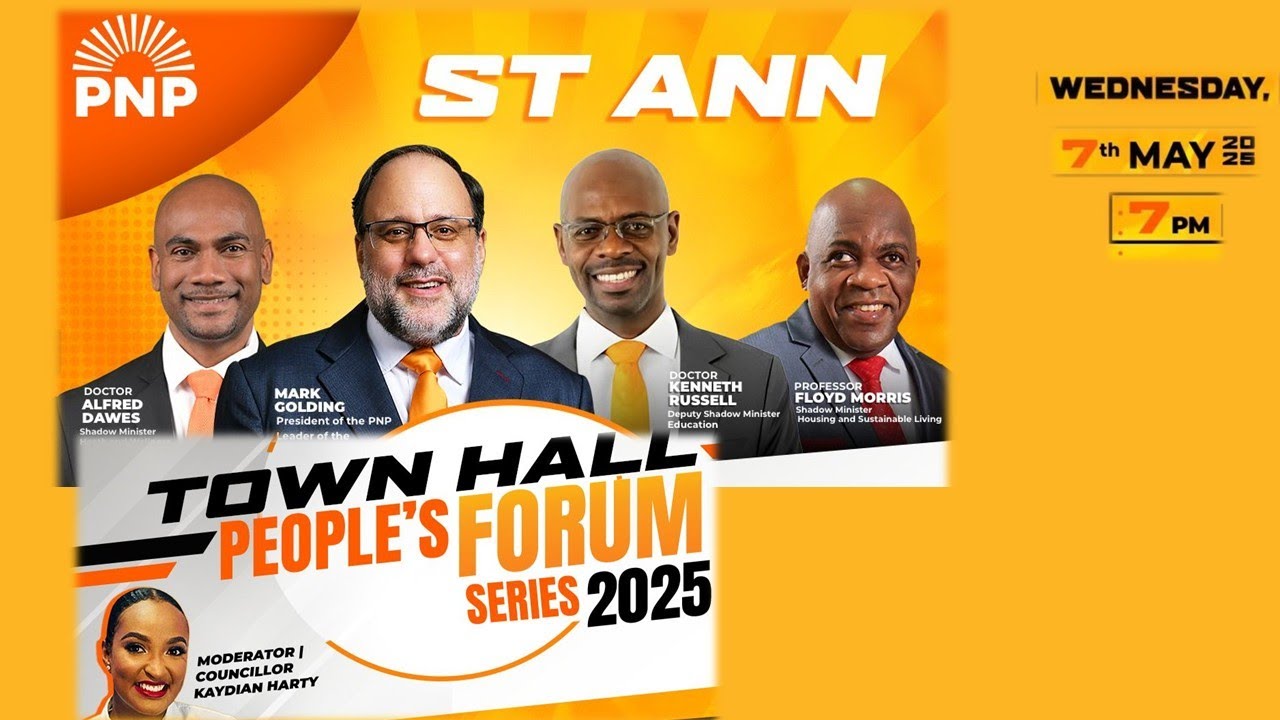 PNP People’s Forum Series 2025 | St. Ann | 7pm | May 7 2025