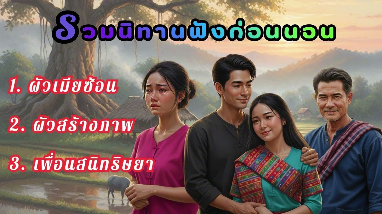 รวมนิทานฟังก่อนนอน ชุดที่ 9 ผัวเมียซ้อน ผัวสร้างภาพ เพื่อนสนิทริษยา