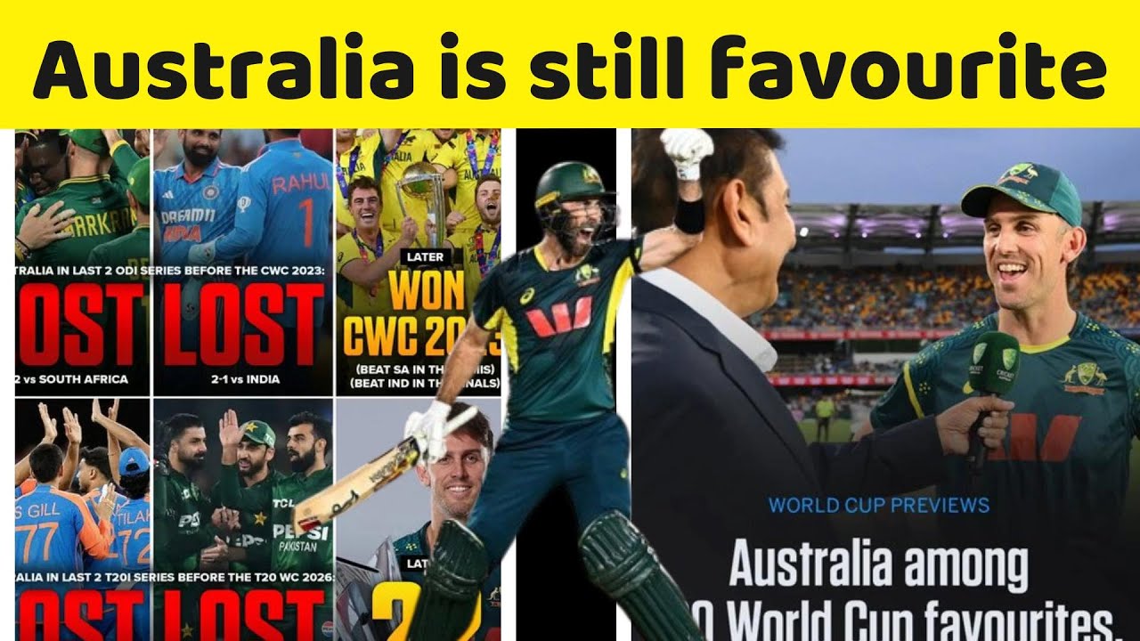 Australia is still favourite to win t20 world cup 2026 || Mitchell Marsh || Pat Cummins