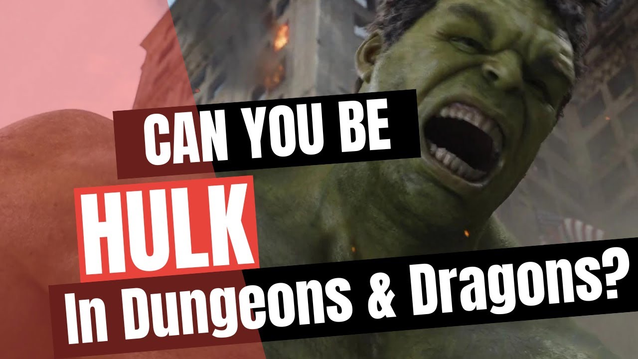 5 EASY steps to build HULK in Dungeons and Dragons