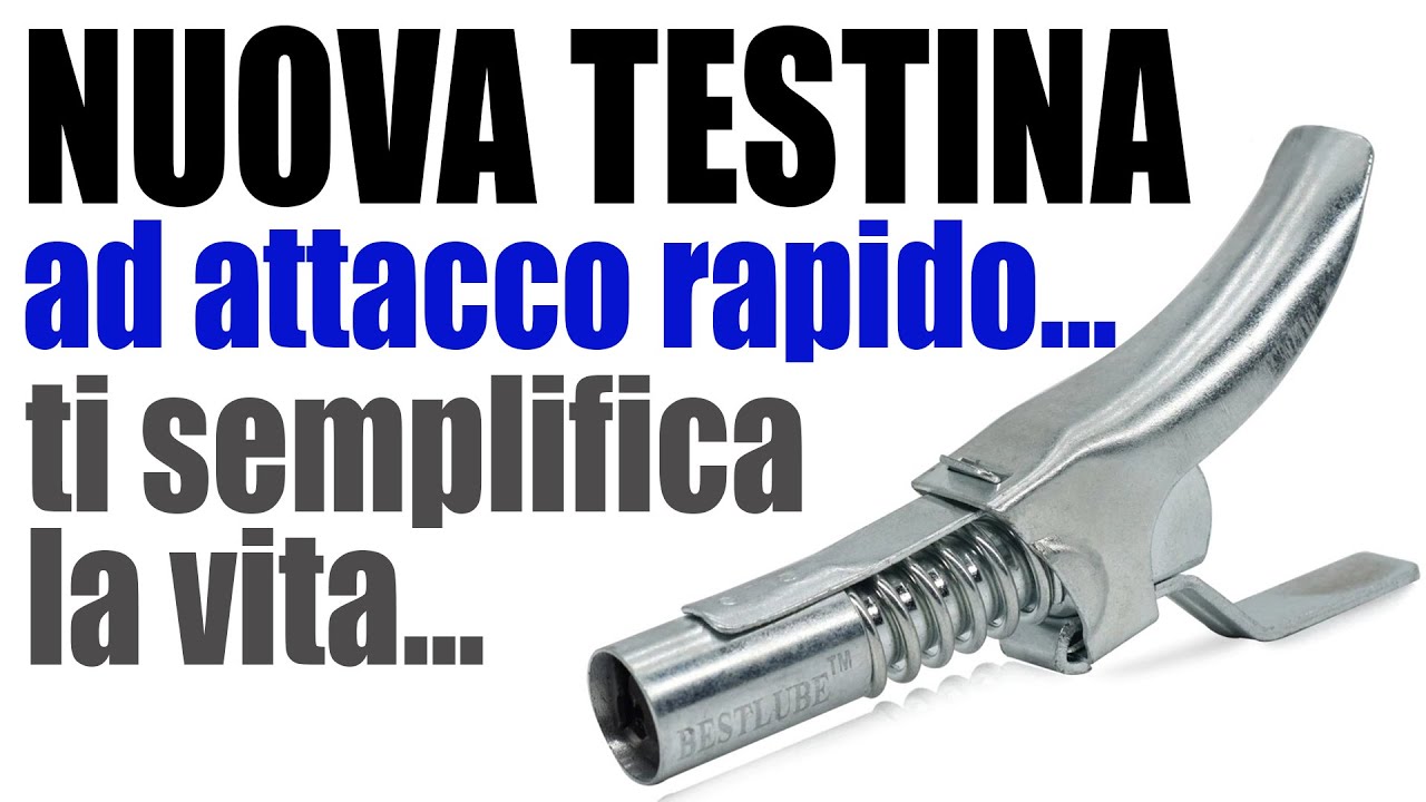 Nuove testine a sgancio rapido per ingrassatrici... sono davvero utili?