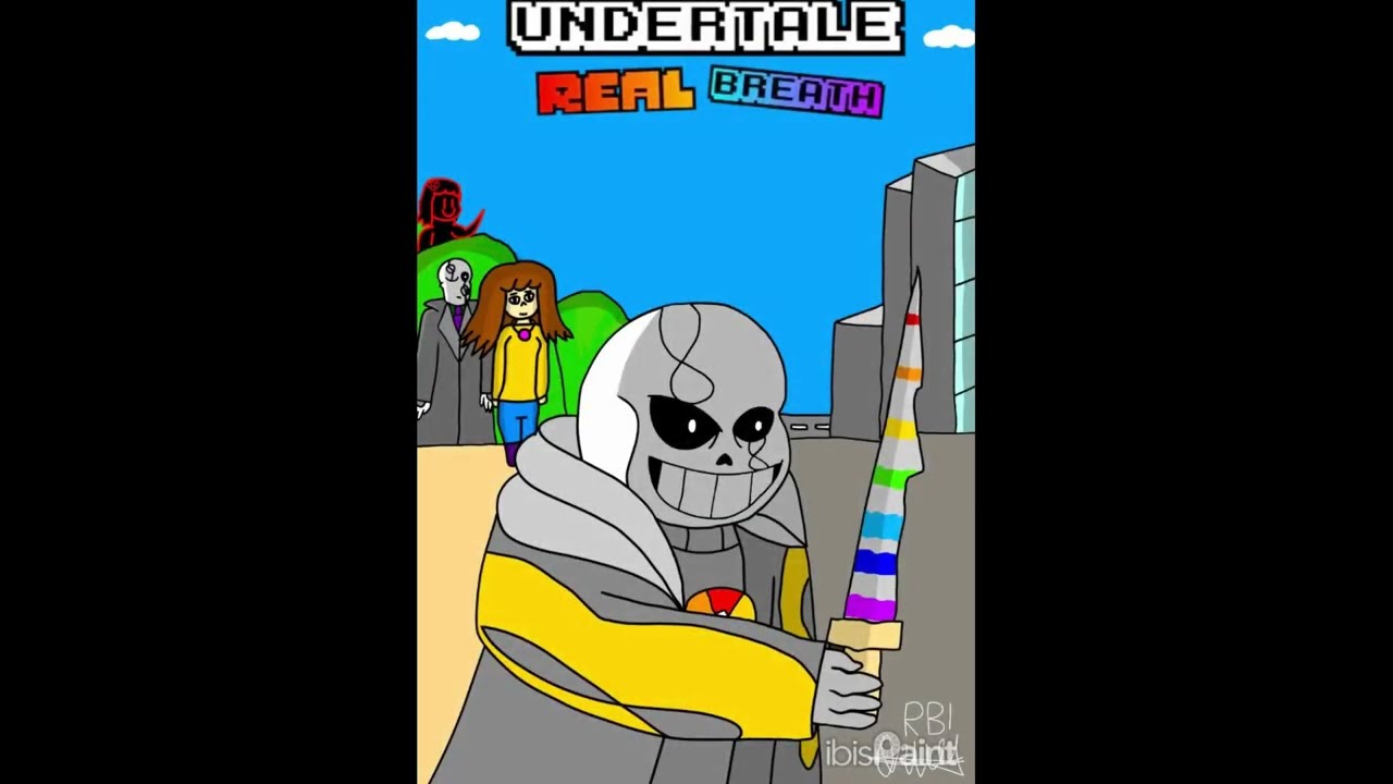 New Art video for Undertale Real Breath (speedraw)