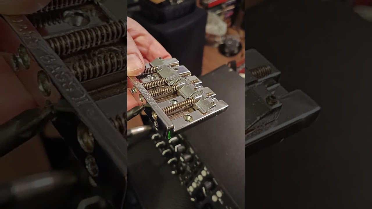 BADASS II CHROME Bass Bridge - Part 1 (look at and intonation screws)