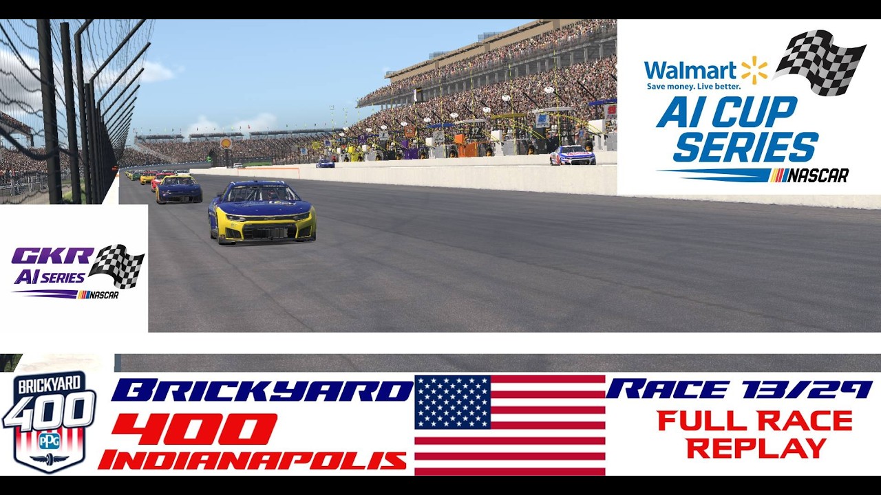 NASCAR AI Walmart Cup Series: Brickyard 400
