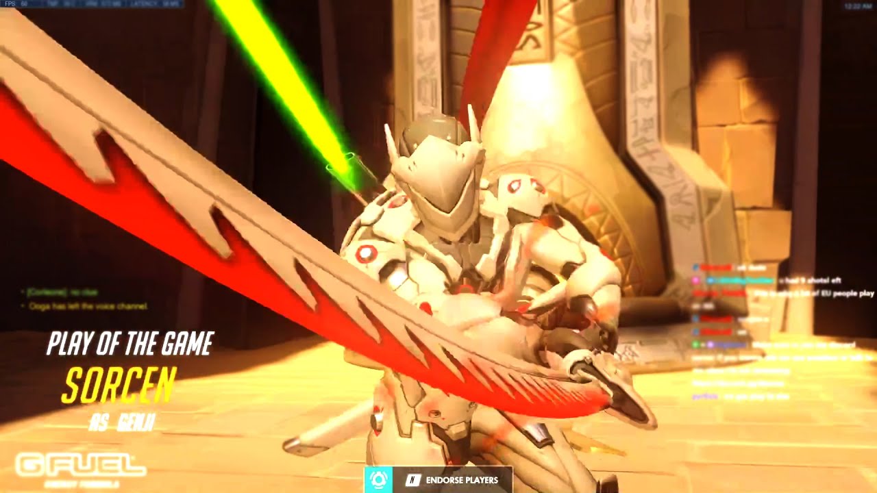 Necros Godlike Genji - POTG! [ Overwatch Season 30 Top 500 ]